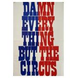E.E. CUMMINGS - DAMN EVERYTHING BUT THE CIRCUS POS