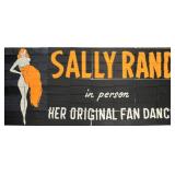 SALLY RAND GIRL SHOW BILLBOARD