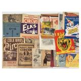 COLLECTION OF CIRCUS EPHEMERA