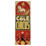 JAMES M. COLE CIRCUS POSTER
