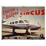 CARSON AND BARNES CIRCUS POSTER