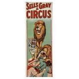 SELLS & GRAY CIRCUS POSTER
