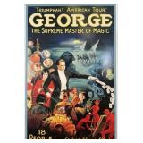 GEORGE SUPREME MASTER OF MAGIC POSTER
