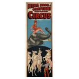 KING BROS. CRISTIANI COMBINED CIRCUS POSTER