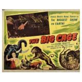 THE BIG CAGE MOTION PICTURE POSTER