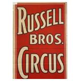 RUSSELL BROS. CIRCUS POSTER