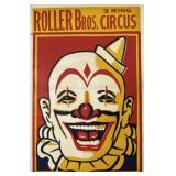 ROLLER BROS. CIRCUS POSTER