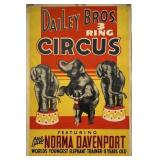 DAILEY BROS. CIRCUS POSTER