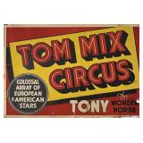 TOM MIX CIRCUS POSTER