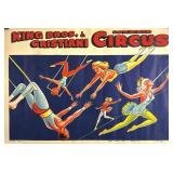 KING AND CRISTIANI BROS. CIRCUS POSTER