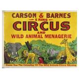 CARSON AND BARNES CIRCUS POSTER