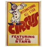 INTERNATIONAL ALL-STAR CIRCUS POSTER