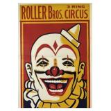 ROLLER BROS. CIRCUS POSTER