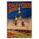 COLE BROS. CIRCUS POSTER