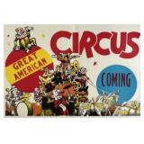GREAT AMERICAN CIRCUS POSTER