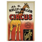 KELLY MILLER BROS. CIRCUS POSTER