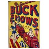 O.C. BUCK SHOWS CARNIVAL POSTER