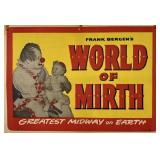 WORLD OF MIRTH CARNIVAL POSTER