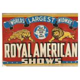 ROYAL AMERICAN SHOWS CARNIVAL POSTER