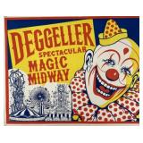 DEGGELLER SPECTACULAR MAGIC MIDWAY POSTER