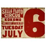 SELLS FLOTO CIRCUS POSTER