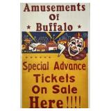 AMUSEMENTS OF BUFFALO CARNIVAL POSTER