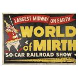 WORLD OF MIRTH CARNIVAL POSTER