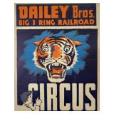 DAILEY BROS. CIRCUS POSTER