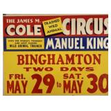 JAMES M. COLE WILD ANIMAL CIRCUS