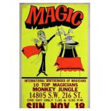 MAGIC SHOW WINDOW CARD