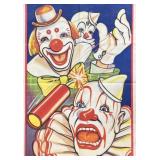 STOCK CLOWN CIRCUS POSTER