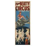 CLYDE BEATTY CIRCUS POSTER