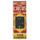 MILLS BROS. CIRCUS POSTER