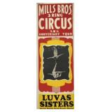 MILLS BROS. CIRCUS POSTER
