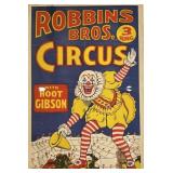ROBBINS BROS. CIRCUS - HOOT GIBSON POSTER
