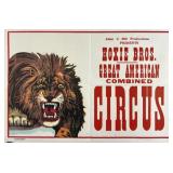 HOXIE BROS. GREAT AMERICAN CIRCUS POSTER