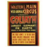 WALTER L. MAIN CIRCUS POSTER