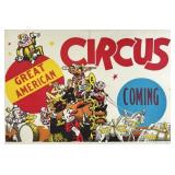 GREAT AMERICAN CIRCUS POSTER