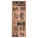 LEWIS BROS. CIRCUS HERALD