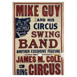 MIKE GUY AND HIS CIRCUS SWING BAND POSTER