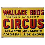 WALLACE BROS. CIRCUS POSTER