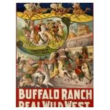 BUFFALO RANCH REAL WILD WEST POSTER