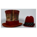 PAIR OF CLOWN HATS