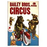 BAILEY BROS. CIRCUS POSTER