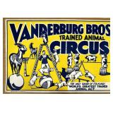 VANDERBURG BROS. CIRCUS POSTER