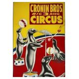 CRONIN BROS. CIRCUS POSTER