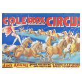 COLE BROS. CIRCUS POSTER