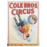 COLE BROS. CIRCUS POSTER