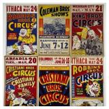 COLLECTION OF CIRCUS WINDOW CARDS