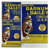 RINGLING BROS. BARNUM BAILEY CIRCUS POSTERS